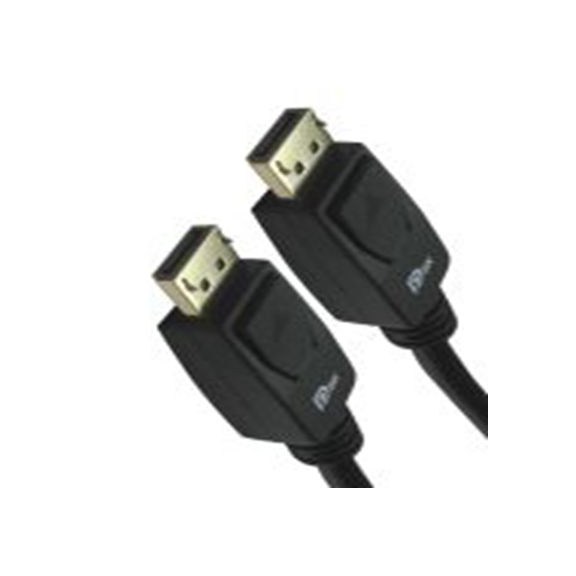 RS PRO,236-9103,RS PRO DP线, 2 m长, 屏接口 公转屏接口 公, 黑色 聚氯乙烯护套, RS PRO系列