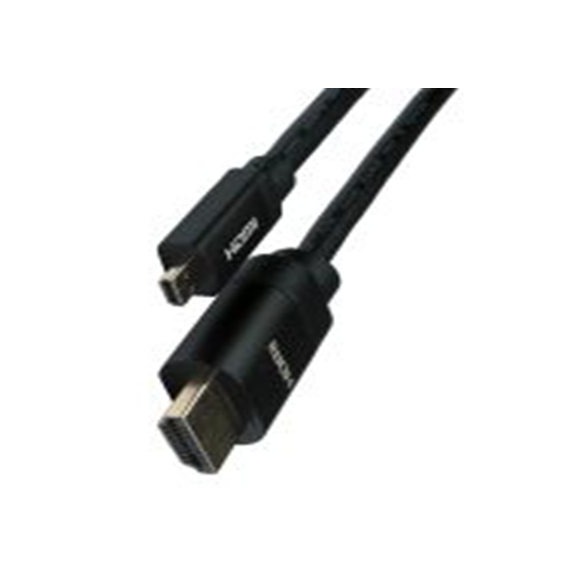 RS PRO,236-9117,HDMI 电缆, Micro HDMI 公转 HDMI 公, 5 m长, RS PRO系列, 黑色