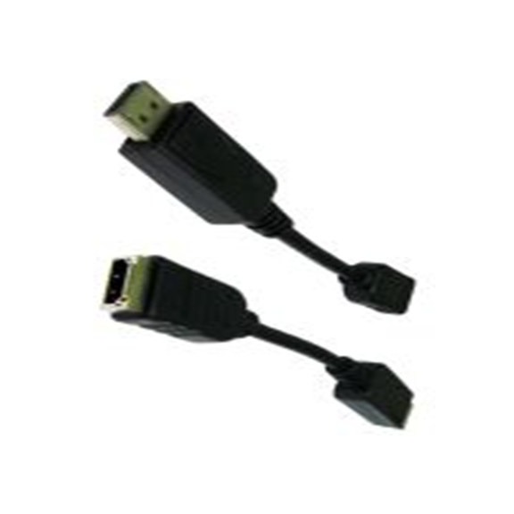 RS PRO,236-9123,RS PRO DP线, 150 mm长, 屏接口 公转HDMI 母插, 黑色 聚氯乙烯护套, RS PRO系列