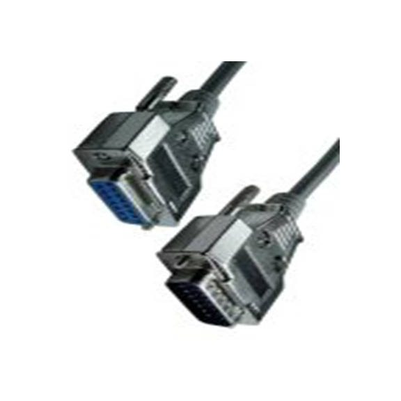 RS PRO,236-9142,RS PRO 串行电缆, D-Sub 15针 公转D-Sub 15针 母插, 1 m长, 灰色 聚氯乙烯护套, RoHS, CE, UKCA, REACH标准, RS 