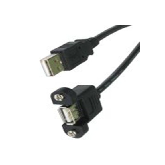 RS PRO,236-9154,RS PRO , USB A 型 公转USB A 型 母插, 500 mm长, USB 2.0, 黑色, RS PRO系列