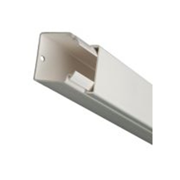 RS PRO,237-4042,自熄灭 聚氯乙烯, 30 mm宽x30 mm深x2 m长, 开槽型, 白色, 9035系列