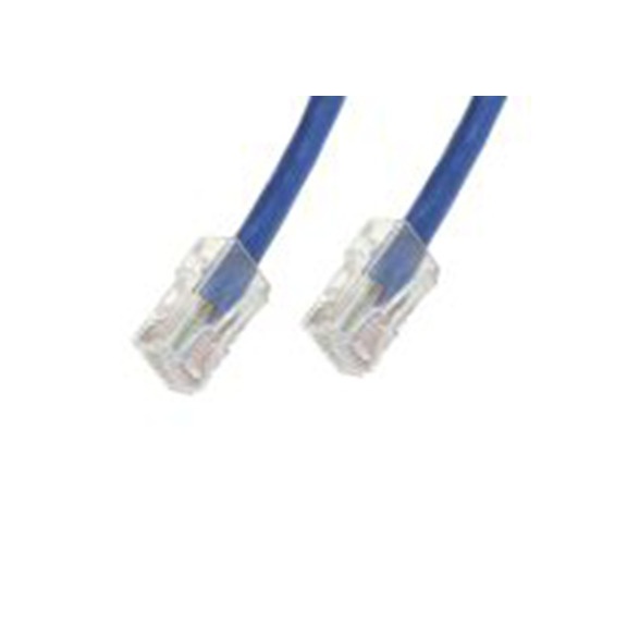 RS PRO,237-8588,2.1 m Cat5e 以太网电缆, U/UTP屏蔽, 蓝色 聚氯乙烯护套, RJ45 公转RJ45 公