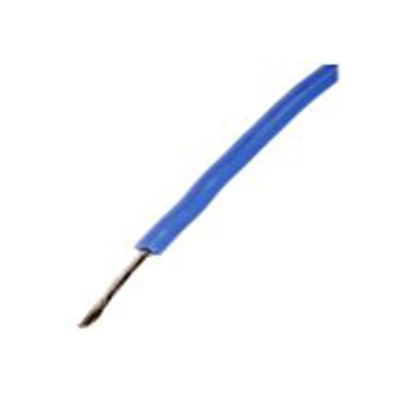 RS PRO,248-3620,蓝色 单芯 架空电缆, 0.5 mm², 25 m长 16/0.2 mm, 20 AWG 硅橡胶, 750 V, 最高180 °C