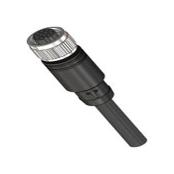 RS PRO,250-0633,RS PRO 传感器执行器电缆, 10 m长 12, 直向 母插转无端接 无端接, 聚氯乙烯 黑色护套, IP40, CBF12系列