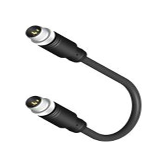 RS PRO,250-0718,RS PRO 传感器执行器电缆, 10 m长 4, 直向 公 4转直 公, PU 黑色护套, IP40, CDM12S系列