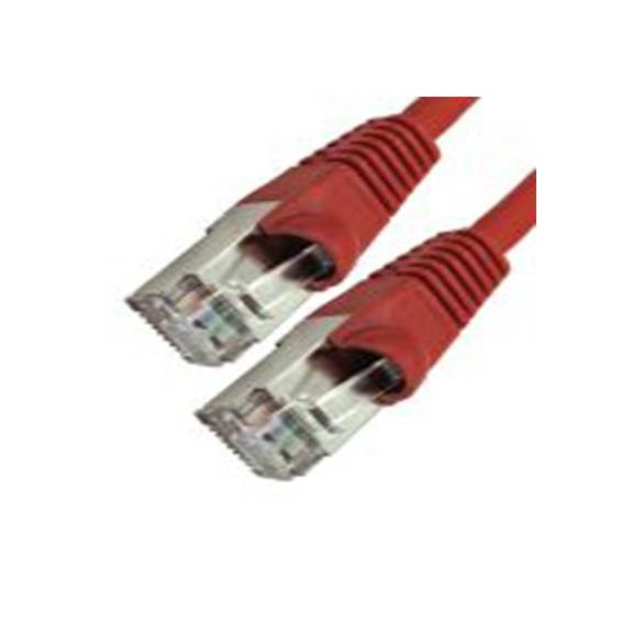 RS PRO,251-5160,500 mm Cat6a 以太网电缆, S/FTP屏蔽, 红色 低烟，无卤护套, RJ45 公转RJ45 公