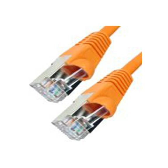 RS PRO,251-5186,2 m 屏蔽 Cat6a 以太网电缆, 屏蔽, 橙色 低烟，无卤护套