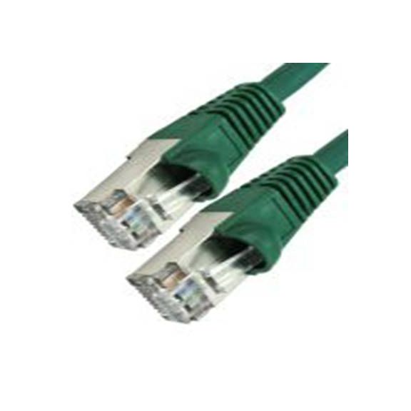 RS PRO,251-5200,3 m Cat6a 以太网电缆, 屏蔽, 绿色 低烟，无卤护套, RJ45, 直向 公转直 公