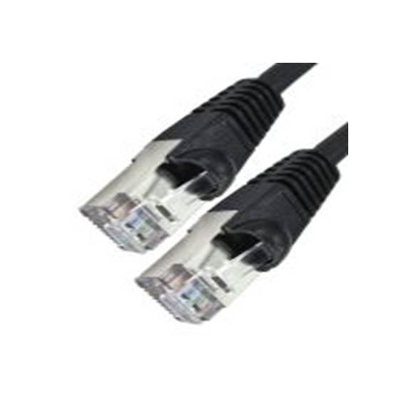 RS PRO,251-5254,25 m Cat6a 以太网电缆, 屏蔽, 黑色 低烟，无卤护套, 直向 公转直 公