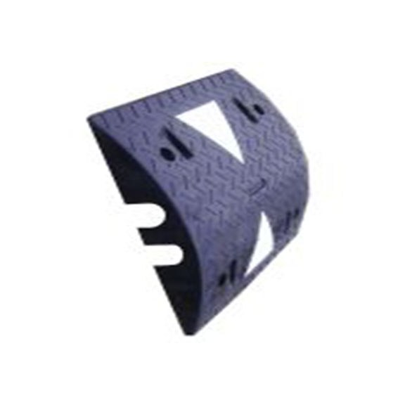 RS PRO,252-2794,RS PRO, 500 mm长 减速带线槽, 橡胶制, 黑色, 白色, 50 mm内径