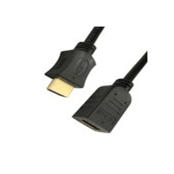 RS PRO,252-7127,HDMI 电缆, HDMI 公转 HDMI 母插, 2 m长, RS PRO系列, 黑色
