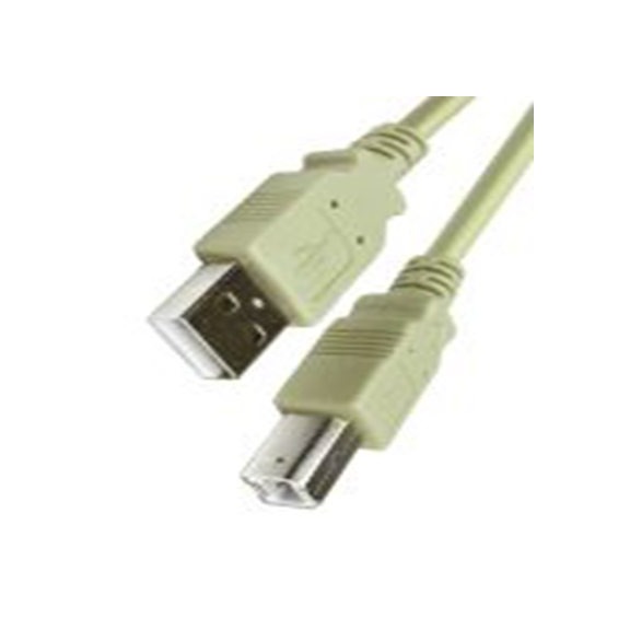 RS PRO,252-7137,RS PRO , USB A 型 公转USB B 公, 1 m长, USB 2.0, 灰色, RS PRO系列