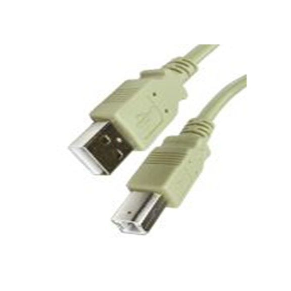 RS PRO,252-7138,RS PRO , USB A 型 公转USB B 公, 2 m长, USB 2.0, 灰色, RS PRO系列