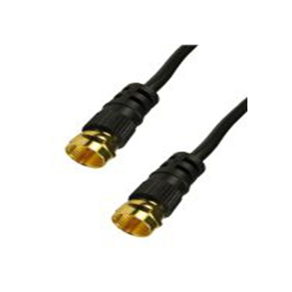 RS PRO,266-2158,F型连接器 同轴电缆, 3 m长, 75 Ω, 端接, 50 mm外径, 黑色, F Type, F-Type系列