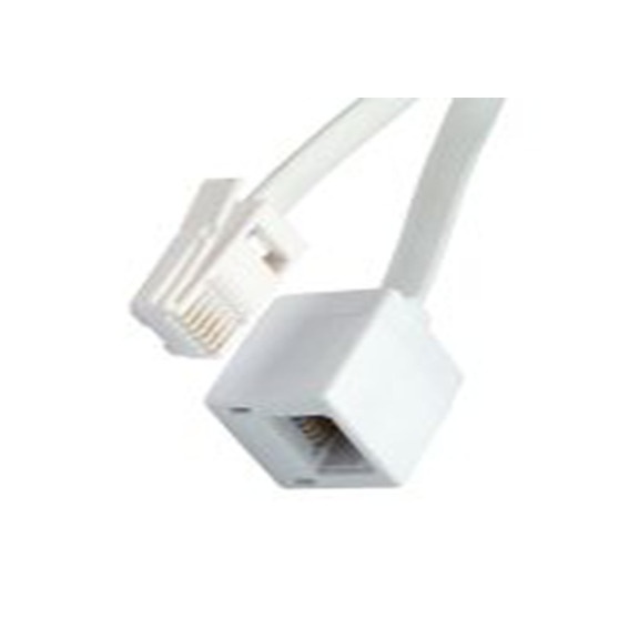 RS PRO,266-2242,电话线, BT 公转 BT 15 m 母插, 白色护套