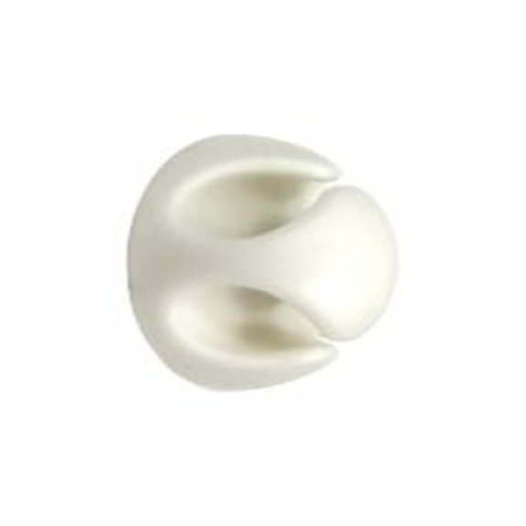 RS PRO,266-2296,聚氯乙烯, 白色, 最大捆束5 mm, 自粘固定