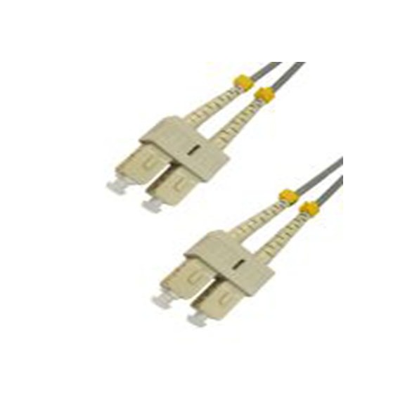 RS PRO,266-2333,RS PRO 两芯OM1多模光纤, 1m长, SC转SC, Φ3mm线芯, 低烟无卤灰色护套