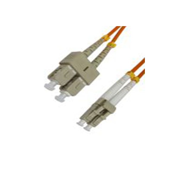 RS PRO,266-2372,RS PRO 两芯OM2多模光纤, 10m长, LC转SC, Φ3mm线芯, 低烟无卤橙色护套