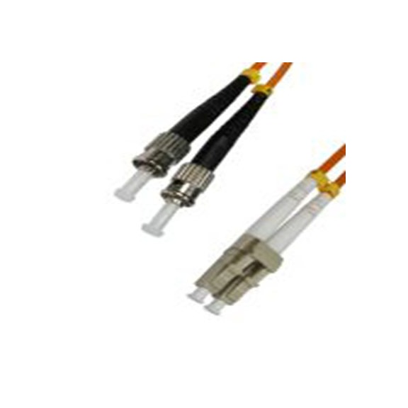 RS PRO,266-2380,RS PRO 两芯OM2多模光纤, 10m长, LC转ST, Φ3mm线芯, 低烟无卤橙色护套