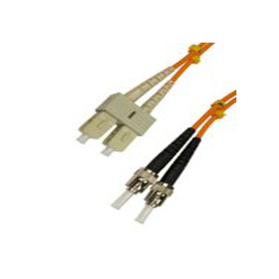 RS PRO,266-2393,RS PRO 两芯OM2多模光纤, 1m长, ST转SC, Φ3mm线芯, 低烟无卤橙色护套