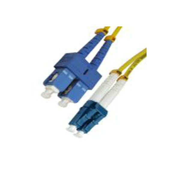 RS PRO,266-2416,RS PRO 两芯OS2单模光纤, 3m长, LC转SC, Φ3μm线芯, 低烟无卤黄色护套