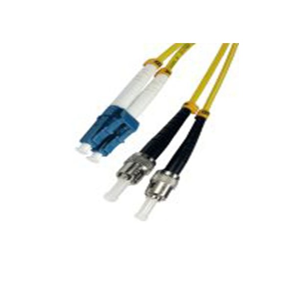 RS PRO,266-2423,RS PRO 两芯OS2单模光纤, 3m长, LC转ST, Φ3μm线芯, 低烟无卤黄色护套