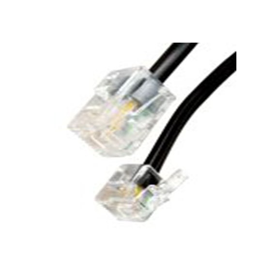 RS PRO,266-2476,电话线, RJ11 公转 RJ45 5 m 公, 黑色护套