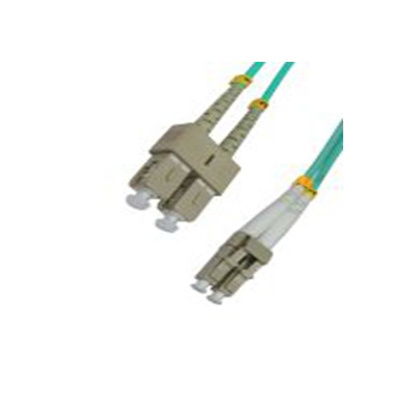 RS PRO,266-2538,RS PRO 两芯OM3多模光纤, 5m长, LC转SC, Φ3mm线芯, 低烟无卤淡蓝色护套