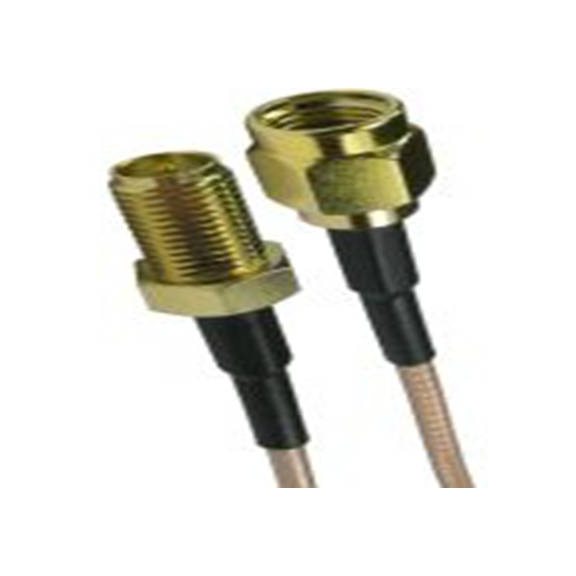 RS PRO,266-2617,反向SMA 同轴电缆, 1.8 m长, 50 Ω, 端接, 黑色, RP-SMA系列