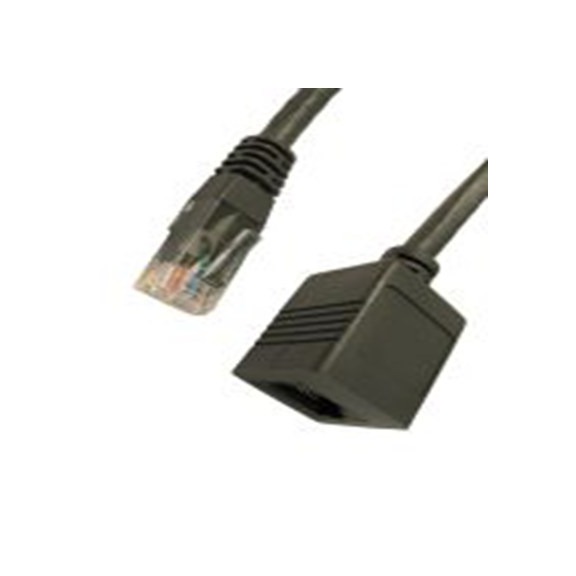 RS PRO,266-2630,4.7 mm 6 类 以太网电缆, 非屏蔽双绞线（UTP）屏蔽, 灰色 聚氯乙烯护套, RJ45 公转RJ45 母插
