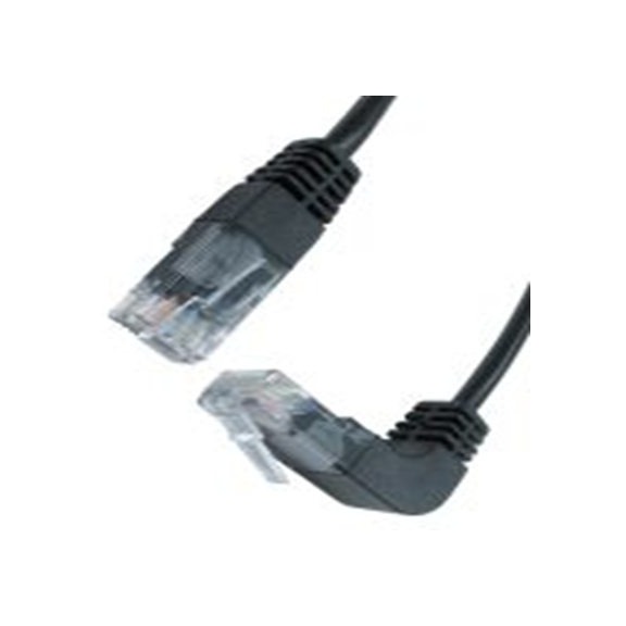 RS PRO,266-2666,3 m Cat5e 以太网电缆, 非屏蔽双绞线（UTP）屏蔽, 黑色 聚氯乙烯护套, RJ45直式 公转RJ45 公