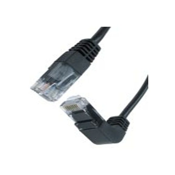 RS PRO,266-2668,1 m Cat5e 以太网电缆, 非屏蔽双绞线（UTP）屏蔽, 黑色 聚氯乙烯护套, RJ45 公转RJ45 公