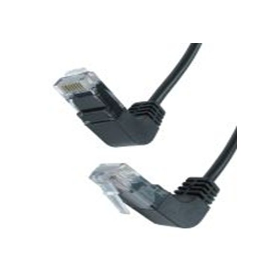 RS PRO,266-2675,3 m Cat5e 以太网电缆, 非屏蔽双绞线（UTP）屏蔽, 黑色 聚氯乙烯护套, RJ45 公转RJ45 公