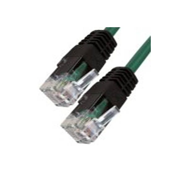 RS PRO,266-2683,2 m Cat5e 以太网电缆, 非屏蔽双绞线（UTP）屏蔽, 绿色 聚氯乙烯护套, RJ45 公转RJ45 公