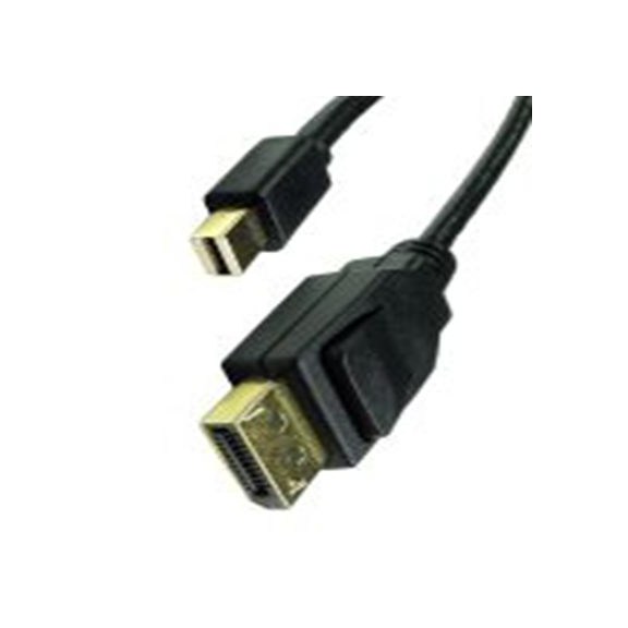 RS PRO,266-8483,RS PRO DP线, 屏接口, 微型 DisplayPort 公 公, 2 m长, 黑色 聚氯乙烯护套, CE, REACH, RoHS, UKCA标准