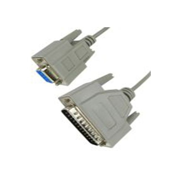 RS PRO,266-8496,RS PRO 串行电缆, D-Sub 25针, D-Sub 9针 公 母插, 2 m长, 灰色 聚氯乙烯护套, RoHS, CE, REACH, UKCA标准