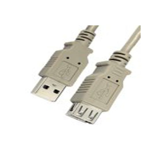 RS PRO,266-8498,RS PRO , USB A 型 公转USB A 型 母插, 2 m长, USB 2.0, 米色