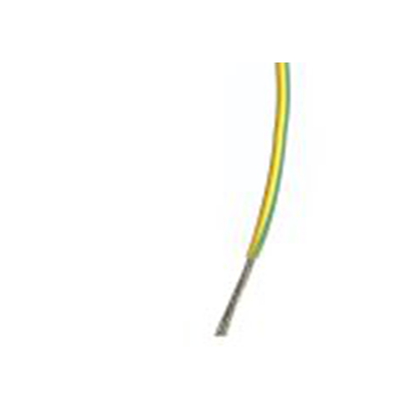 RS PRO,267-5830,黄色, 绿色 5 类 BS EN 60228 架空电缆, 1 mm², 100 m长 32/0.2 mm 聚氯乙烯, 1000 V ac, 最高85 °C