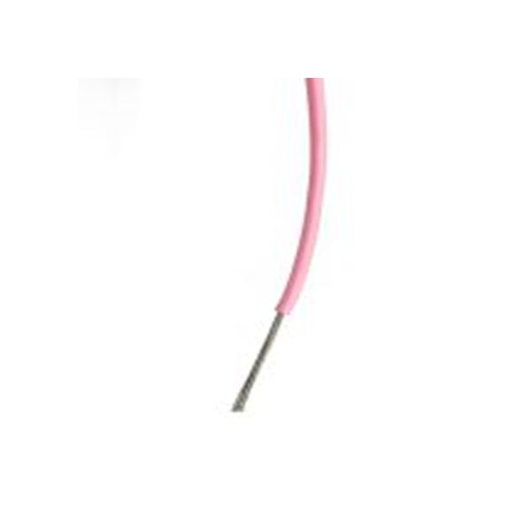RS PRO,267-5838,粉红色 5 类 BS EN 60228 架空电缆, 1 mm², 500 m长 32/0.2 mm 聚氯乙烯, 1000 V ac, 最高85 °C