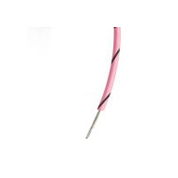 RS PRO,267-5866,黑色, 粉红色 5 类 BS EN 60228 架空电缆, 0.22 mm², 100 m长 7/0.2 mm 聚氯乙烯, 1000 V ac, 最高85 °C