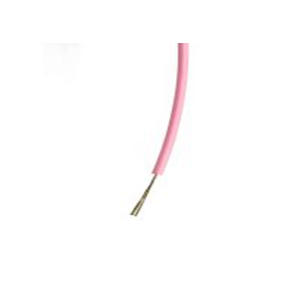 RS PRO,267-5867,粉红色 5 类 BS EN 60228 架空电缆, 0.22 mm², 100 m长 7/0.2 mm 聚氯乙烯, 1000 V ac, 最高85 °C
