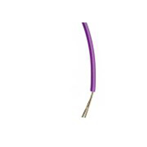 RS PRO,267-5877,紫色 5 类 BS EN 60228 架空电缆, 0.22 mm², 100 m长 7/0.2 mm 聚氯乙烯, 1000 V ac, 最高85 °C