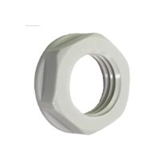 RS PRO,269-1717,M12 锁紧螺母, 尼龙 66制, 灰色, IP68