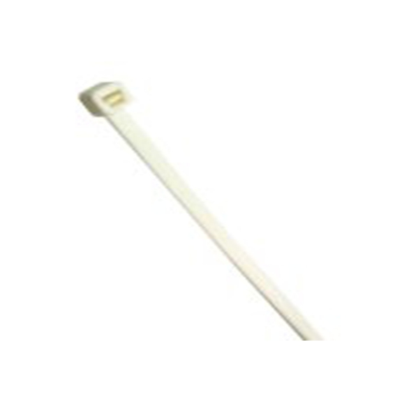 RS PRO,269-1729,尼龙 66 电缆扎带, 不易松脱, 阻燃, 白色, 100 mm长x2.5 mm宽, 78.4N拉伸强度