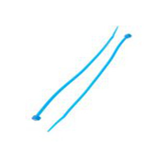 RS PRO,269-1744,尼龙 66 电缆扎带, 不易松脱, 阻燃, 蓝色, 200 mm长x3.6 mm宽, 176.4N拉伸强度