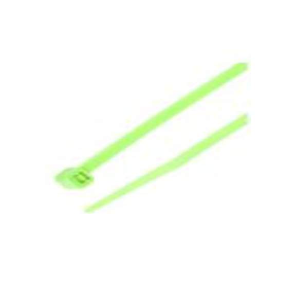 RS PRO,269-1745,尼龙 66 电缆扎带, 不易松脱, 阻燃, 绿色, 203 mm长x3.6 mm宽, 176.4N拉伸强度