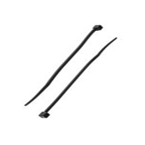 RS PRO,269-1770,尼龙 66 电缆扎带, 不易松脱, 阻燃, 黑色, 100 mm长x2.5 mm宽, 78.4N拉伸强度