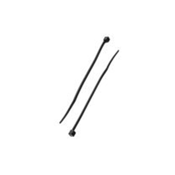 RS PRO,269-1776,尼龙 66 电缆扎带, 热稳定, 阻燃, 黑色, 150 mm长x3.6 mm宽, 176.4N拉伸强度