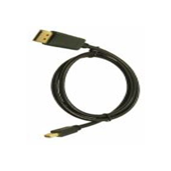 RS PRO,276-1180,RS PRO DP线, 2 m长, 屏接口 公转微型 DisplayPort 公, 黑色 聚氯乙烯护套